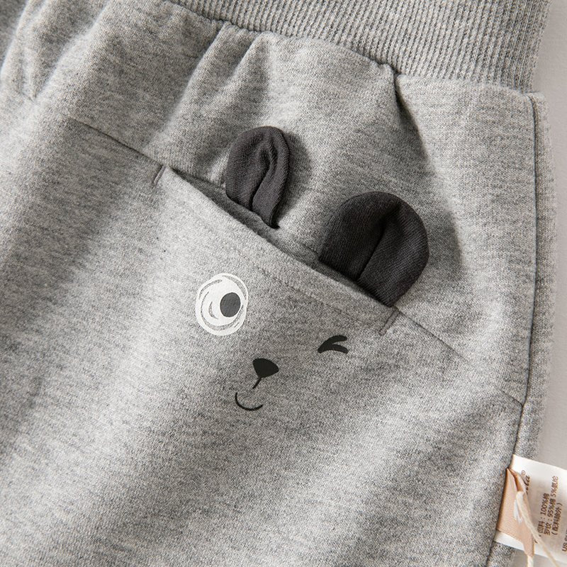 Witty Doggy Boy Grey Sweater Pants   0cm