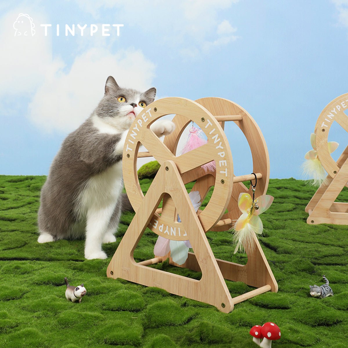 Wonder Wheel Cat Playing Toy - 0cm