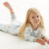 Wonderful Glacier Long Sleeve Kids Blue One Piece Pyjama - 0cm