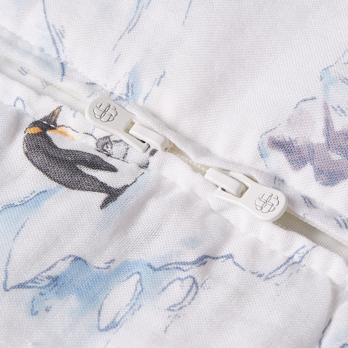 Wonderful Glacier Long Sleeve Kids Blue One Piece Pyjama   0cm